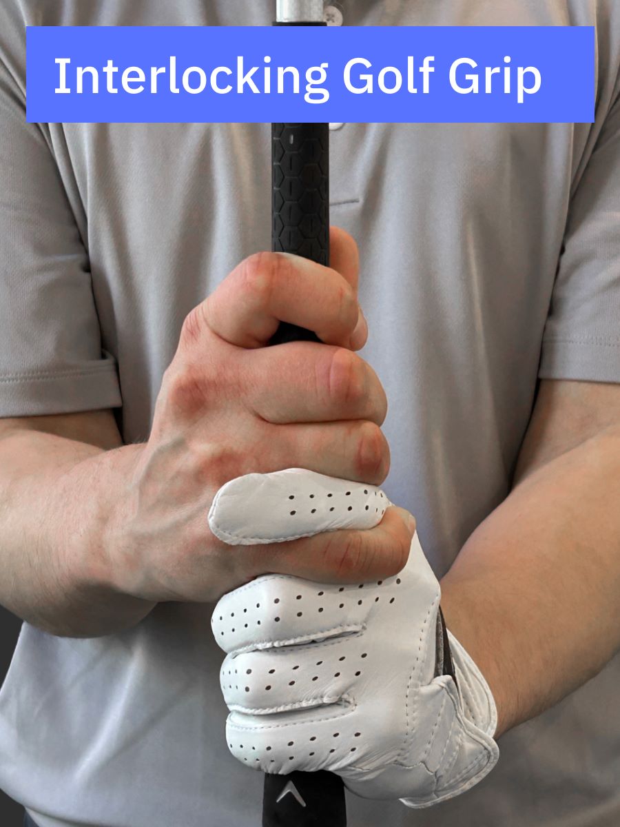 interlocking golf grip