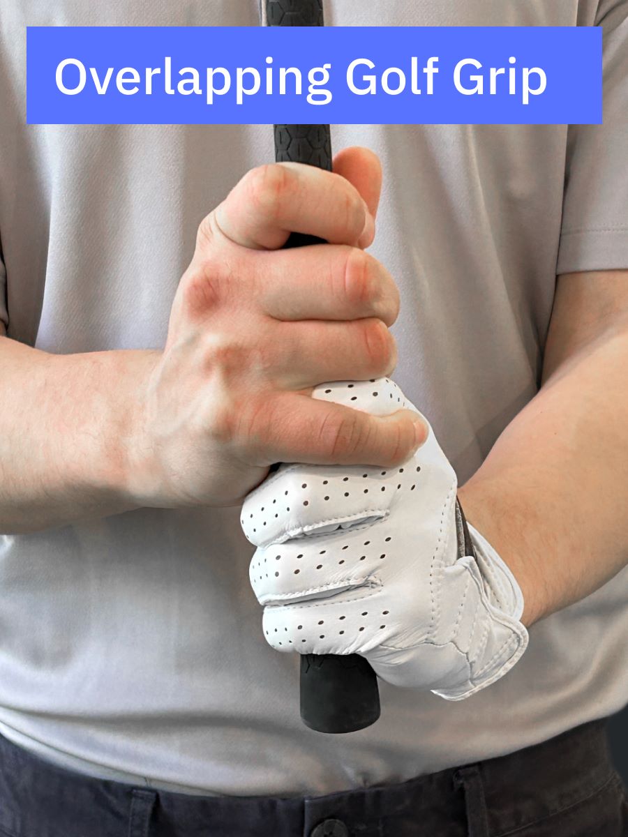 overlapping golf grip