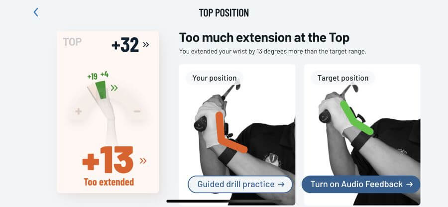 too much extension at the top printscreen from hackmotion